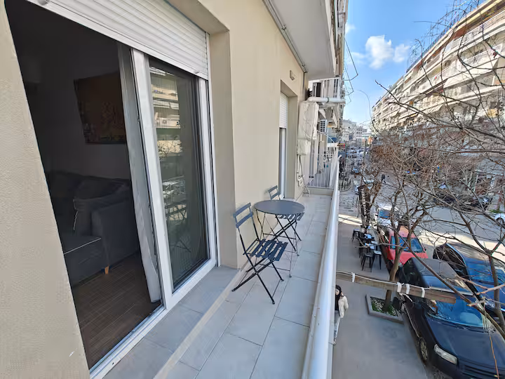 A photo of the balcony area at Serres Apartment